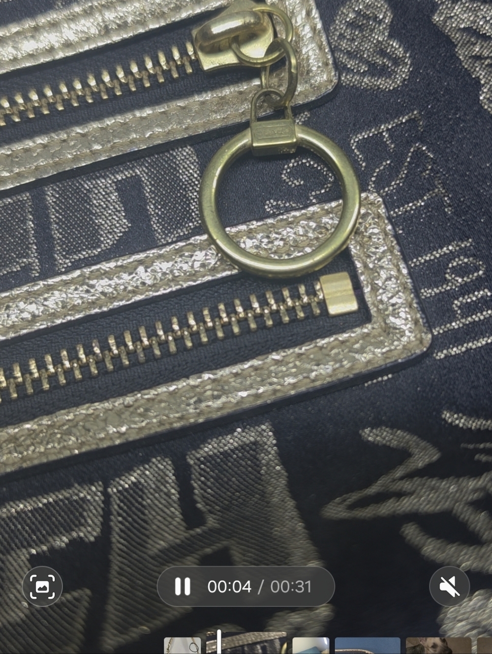 COACH Poppy Graffiti Glam/ Swingback - Picture 8 of 9